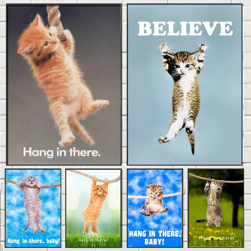 Resin Art Quotes - 5D DIY inspirierende Katzen-Kollektion Diamantmalerei, hängende