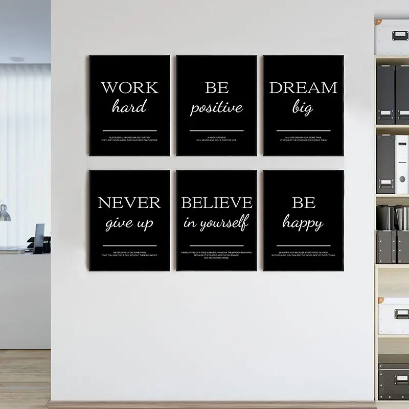 Resin Art Quotes - Moderne, schlichte, inspirierende Zitate, Diamant-Kunst-Gemäldedrucke, nordische