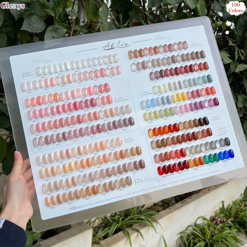 Resin Art Learning - Glenys 100 Farben Nagellack Gel Beliebtes