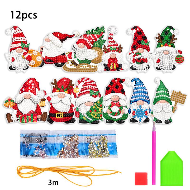 Resin Art A Keychain - Weihnachts kunst Malerei Anhänger 5d Malerei