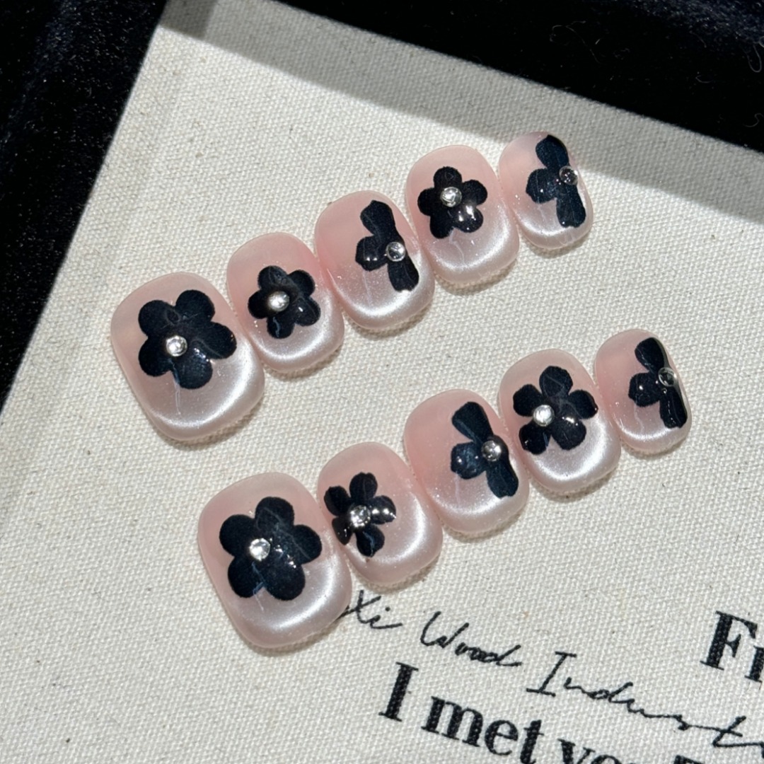 Resin Art Using Flowers - 10 Stück handgefertigte, gepresste, kurze, runde
