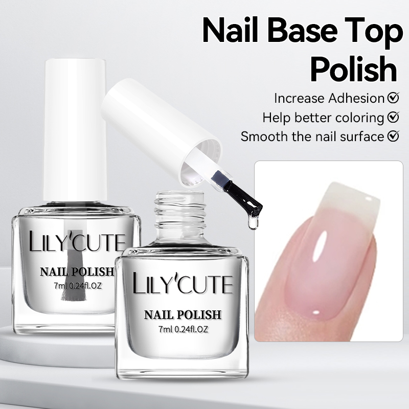 Resin Art Varnish - LILYCUTE 7ml Nagel-Unterlack und -Überlack Klarer
