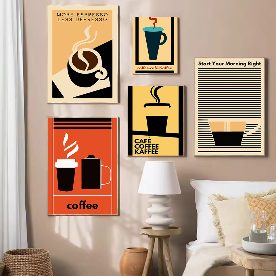 Resin Art Quotes - Retro Minimalistische Lustige Kaffee-Zitate Mehr Espresso