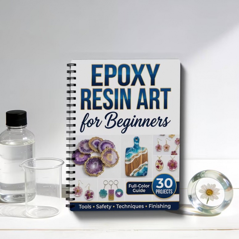 Resin Art Learning - Epoxidharz-Kunsthandbuch: Anfänger-Guide zum Basteln und Lernen