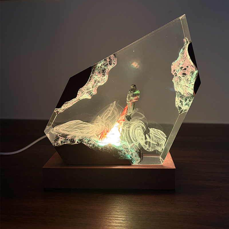 Resin Art Decor - Sci-Fi Anime Figur Organismus Harz Tischlampe