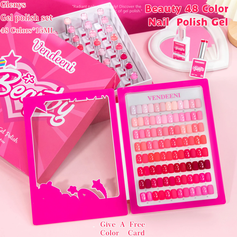 Resin Art Learning - Glenys 48 Stück * 15ml Nagellack-Kleber
