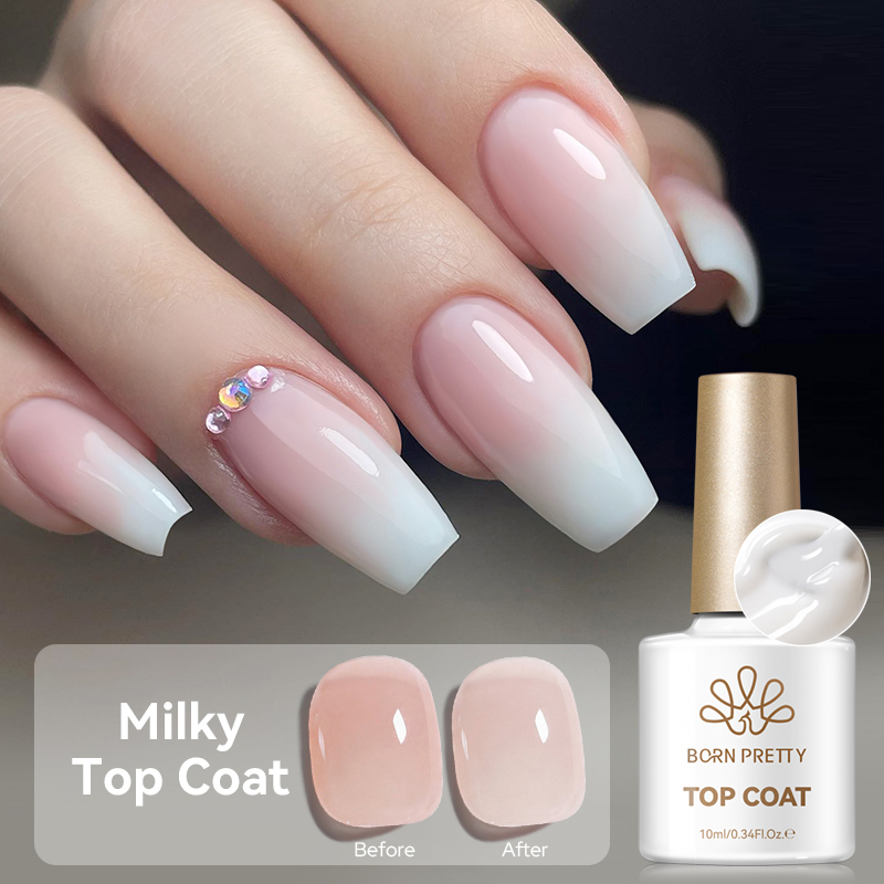 Resin Art Varnish - BORN PRETTY 10ml Milchig-Weißer Top Coat