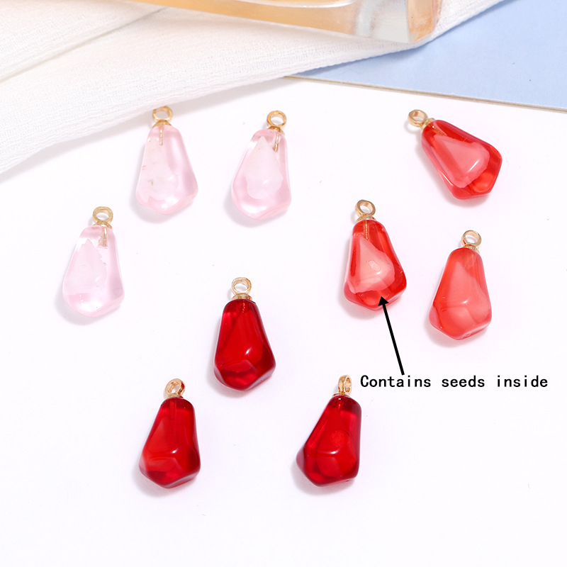 10 Stück Granatapfel-Samen-Har – Resin Art Earrings Bewertung und Preis
