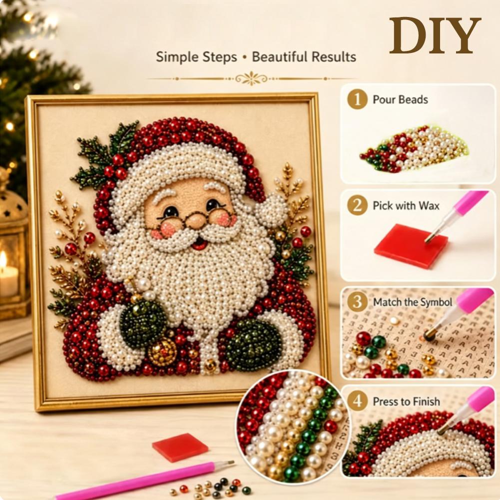 Weihnachtsmann Perlen-Kunst DI – Resin Art For Kids Bewertung und Preis