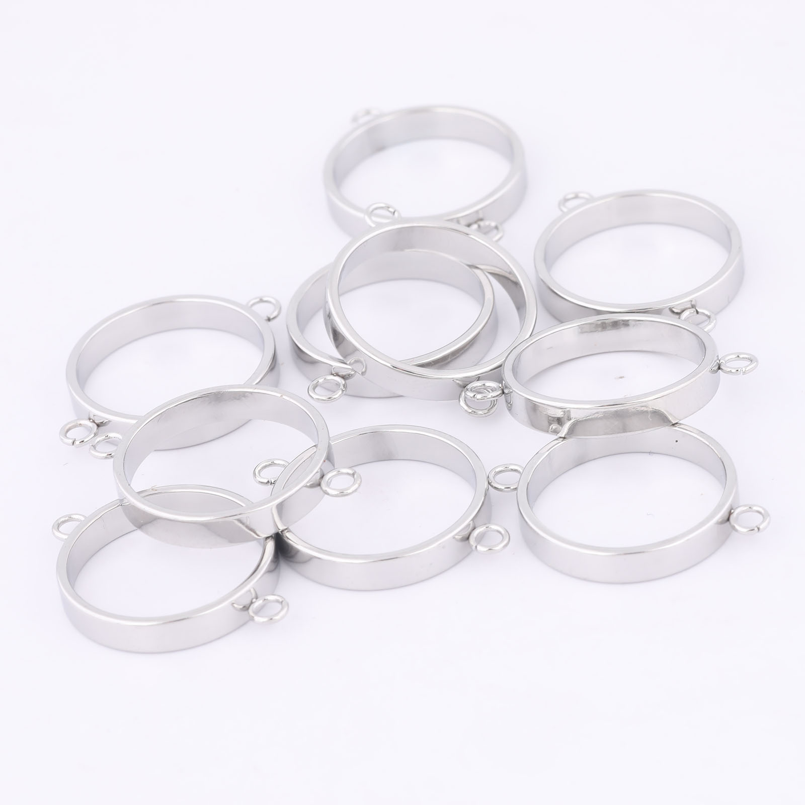 10 Stück Edelstahl 14 mm offen – Resin Art Materials Wholesale Bewertung und Preis