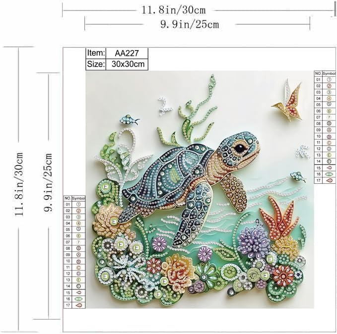 Meeresschildkröten-Diamantmale – Resin Art For Beginners Bewertung und Preis