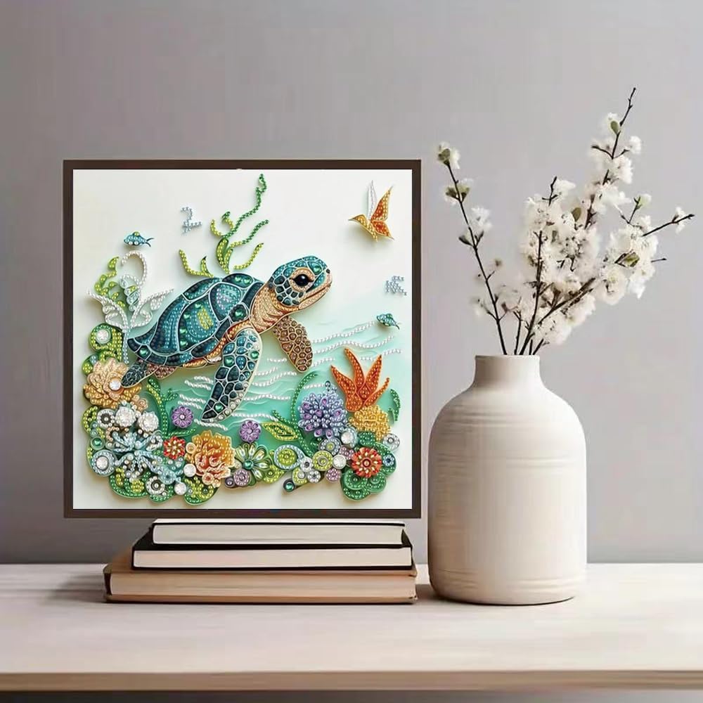 Meeresschildkröten-Diamantmale – Resin Art For Beginners Bewertung und Preis
