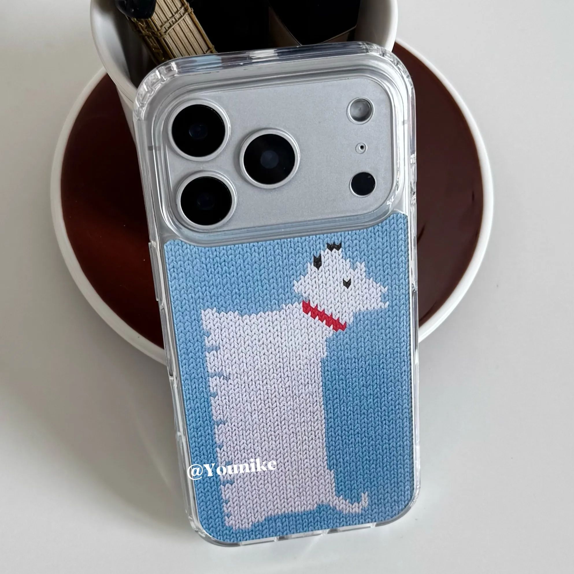 Koreanische Ins gestrickte bed – Resin Art Phone Case Bewertung und Preis