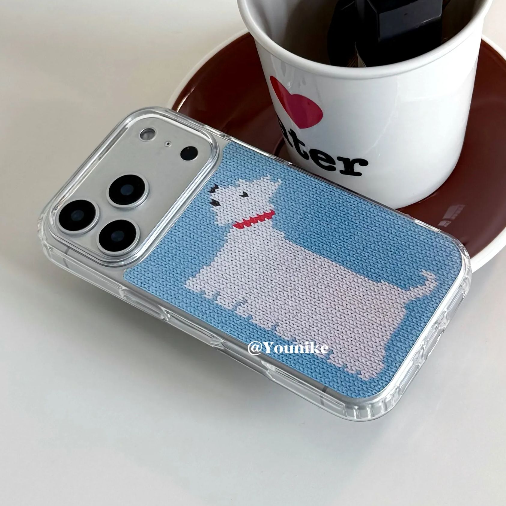 Koreanische Ins gestrickte bed – Resin Art Phone Case Bewertung und Preis