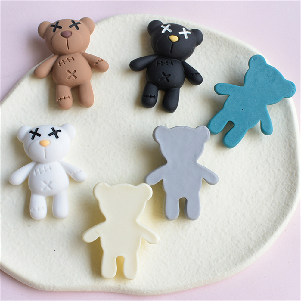 10Pcs Nette Cartoon Bär Flatba – Resin Art Phone Case Bewertung und Preis