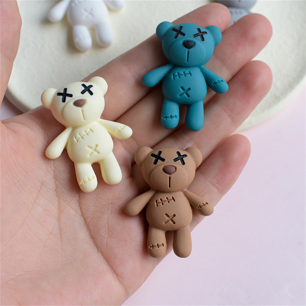 10Pcs Nette Cartoon Bär Flatba – Resin Art Phone Case Bewertung und Preis