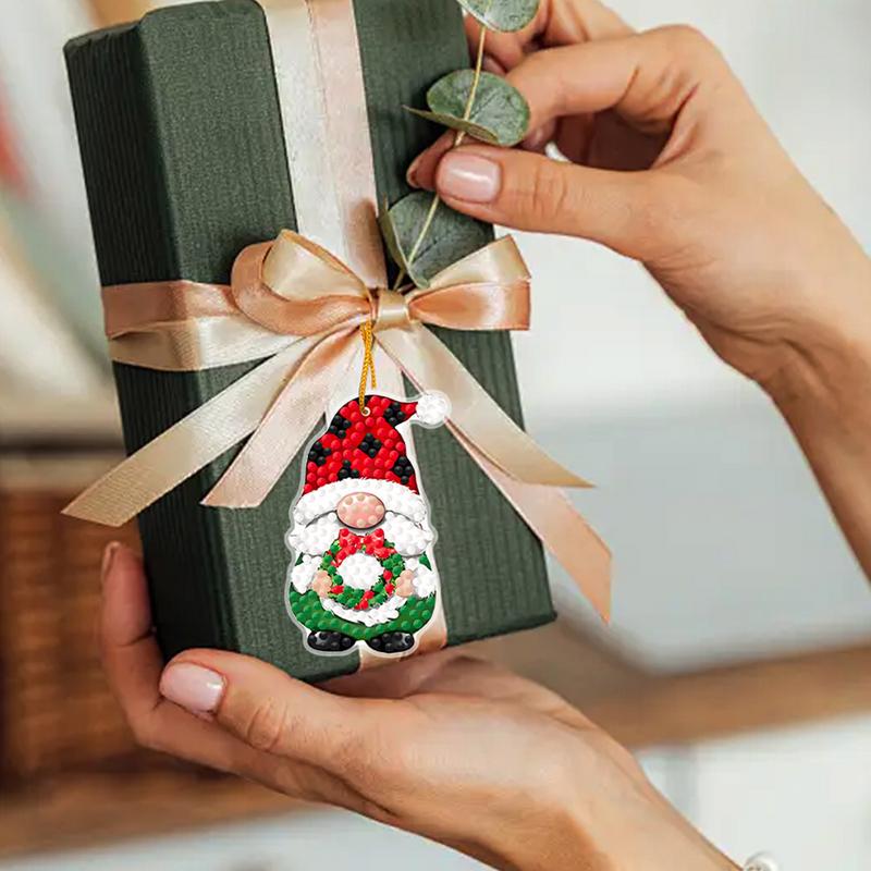 Weihnachts kunst Malerei Anhän – Resin Art A Keychain Bewertung und Preis