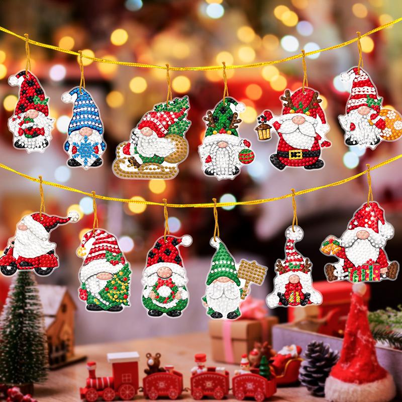 Weihnachts kunst Malerei Anhän – Resin Art A Keychain Bewertung und Preis
