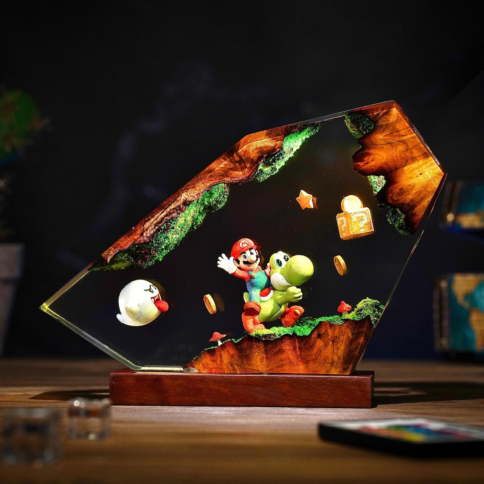 Tischlampe aus Kunstharz mit C – Resin Art Things Bewertung und Preis