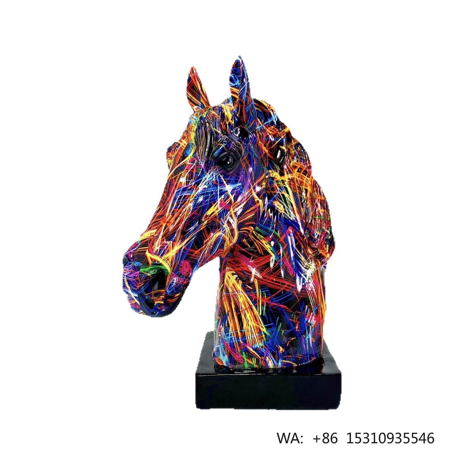 Kreative Harz-Pferdekopf-Ornam – Resin Art Decor Bewertung und Preis