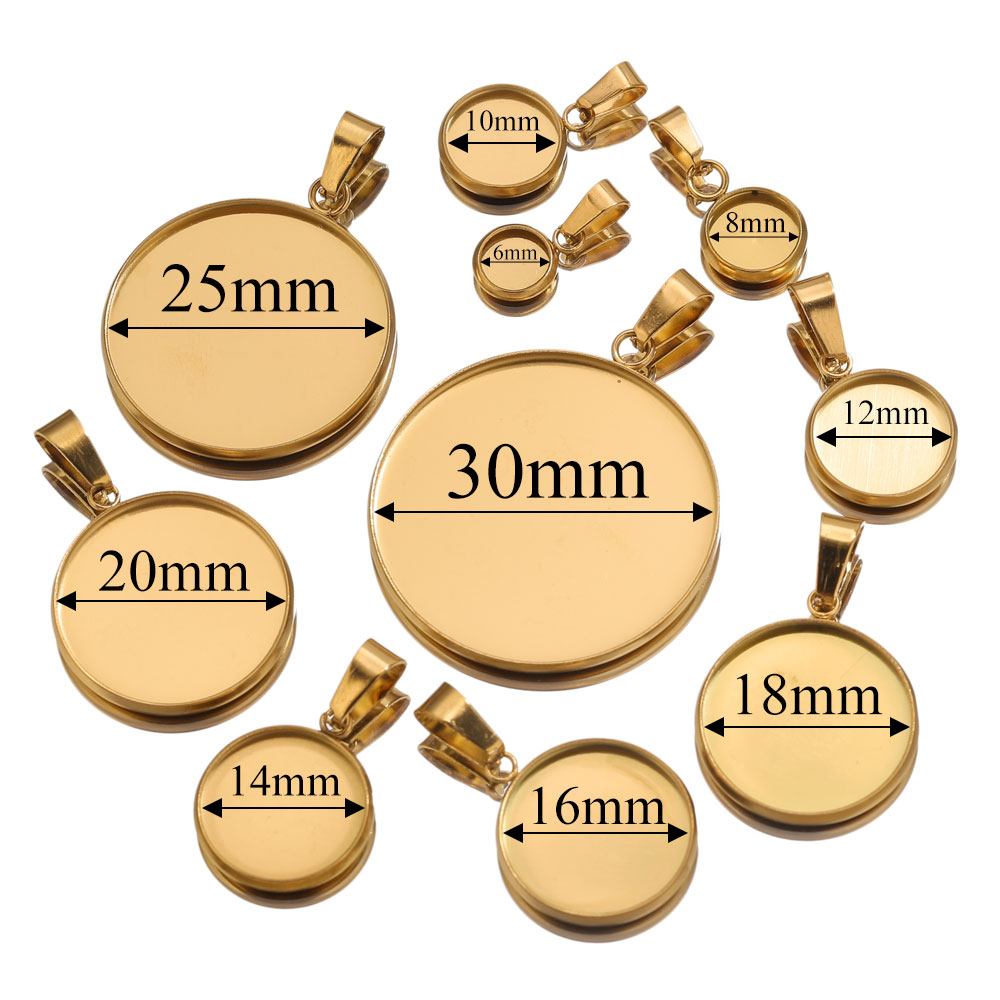 10 Stück Edelstahl Gold Anhäng – Resin Art Materials Wholesale Bewertung und Preis