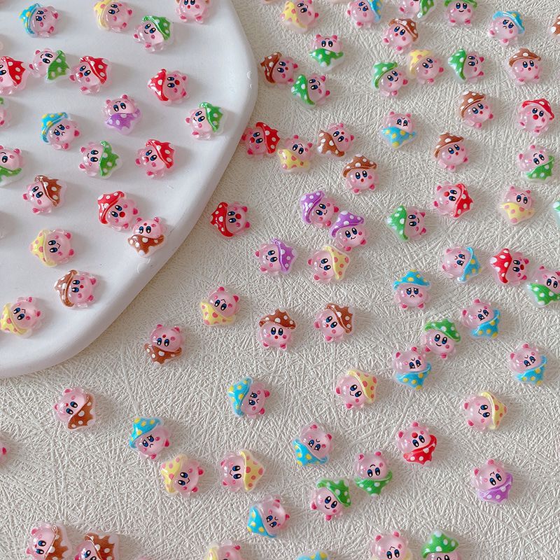 2/10/20 Stück Kirby Nagelcharm – Resin Art Decor Bewertung und Preis