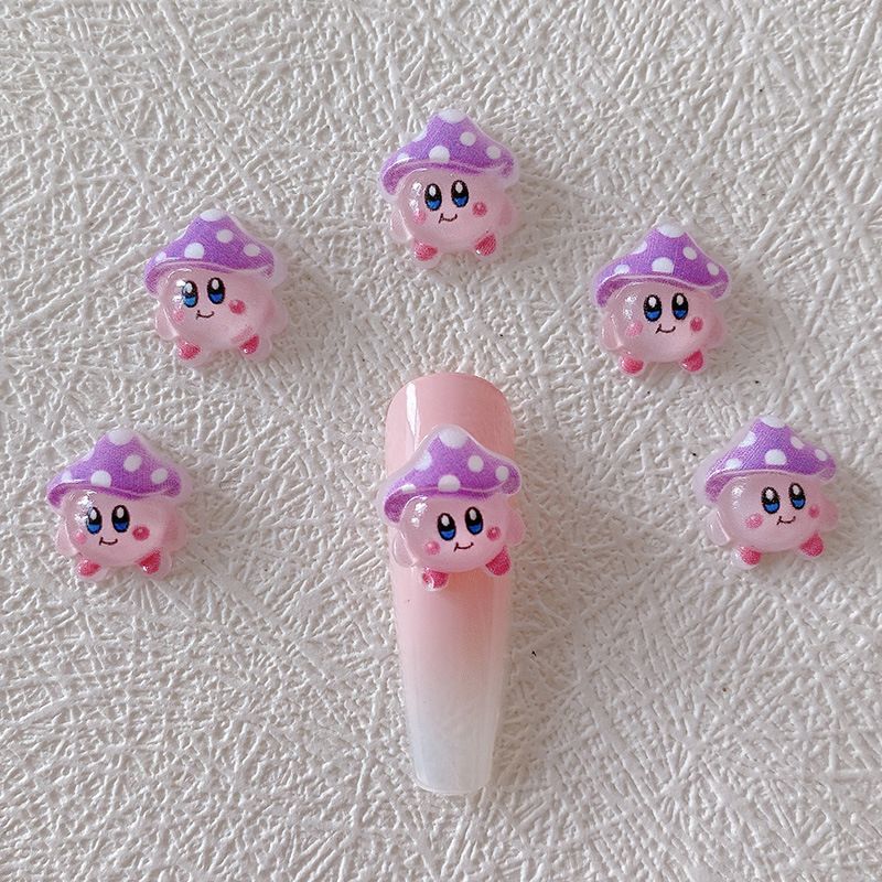 2/10/20 Stück Kirby Nagelcharm – Resin Art Decor Bewertung und Preis