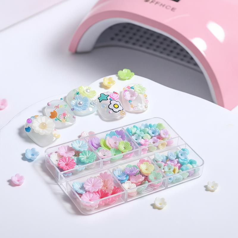 6-Fächer Mini-Harz-Blumen-Nage – Resin Art Using Flowers Bewertung und Preis