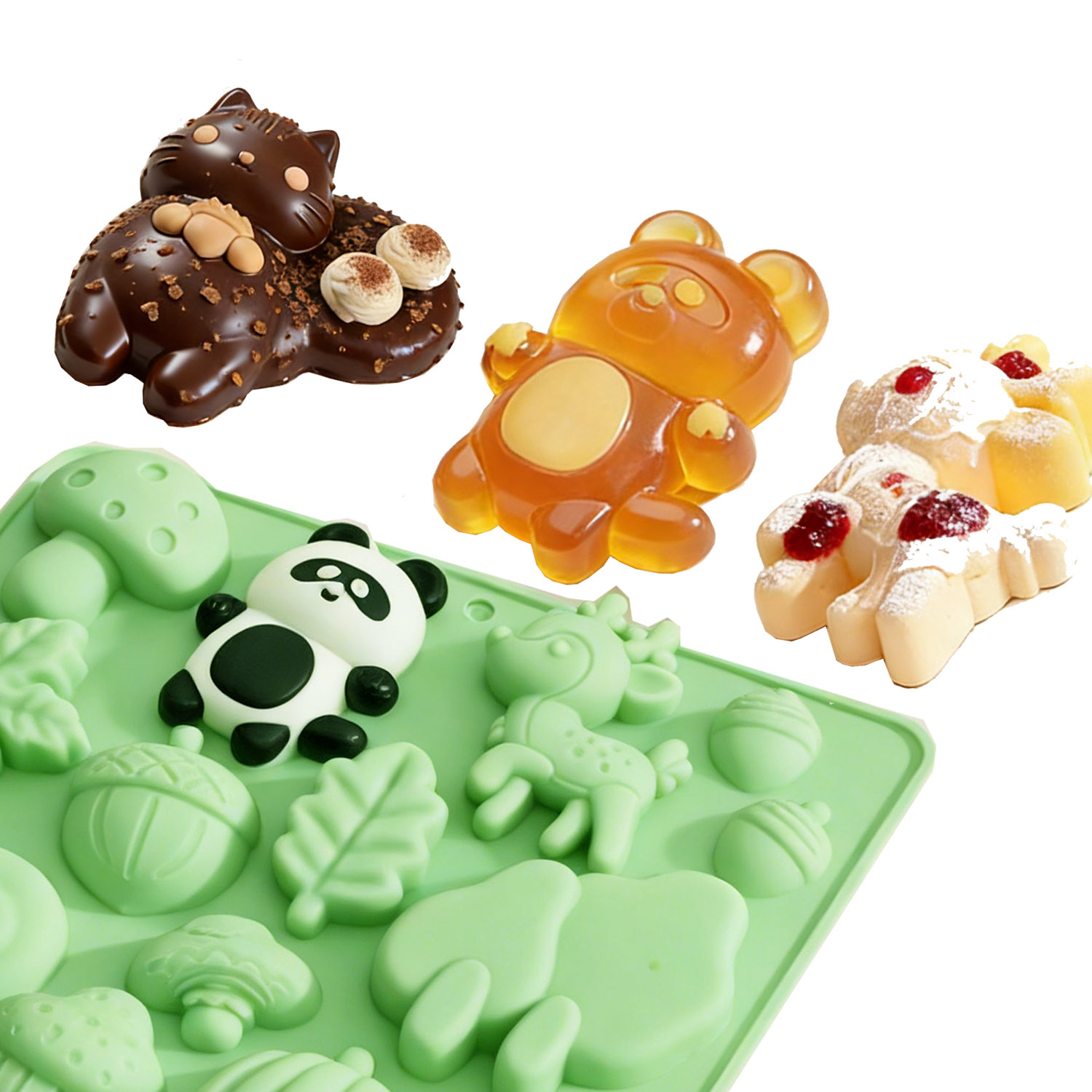 1 Silikon-Kuchenform in Tierfo – Resin Art Decor Bewertung und Preis