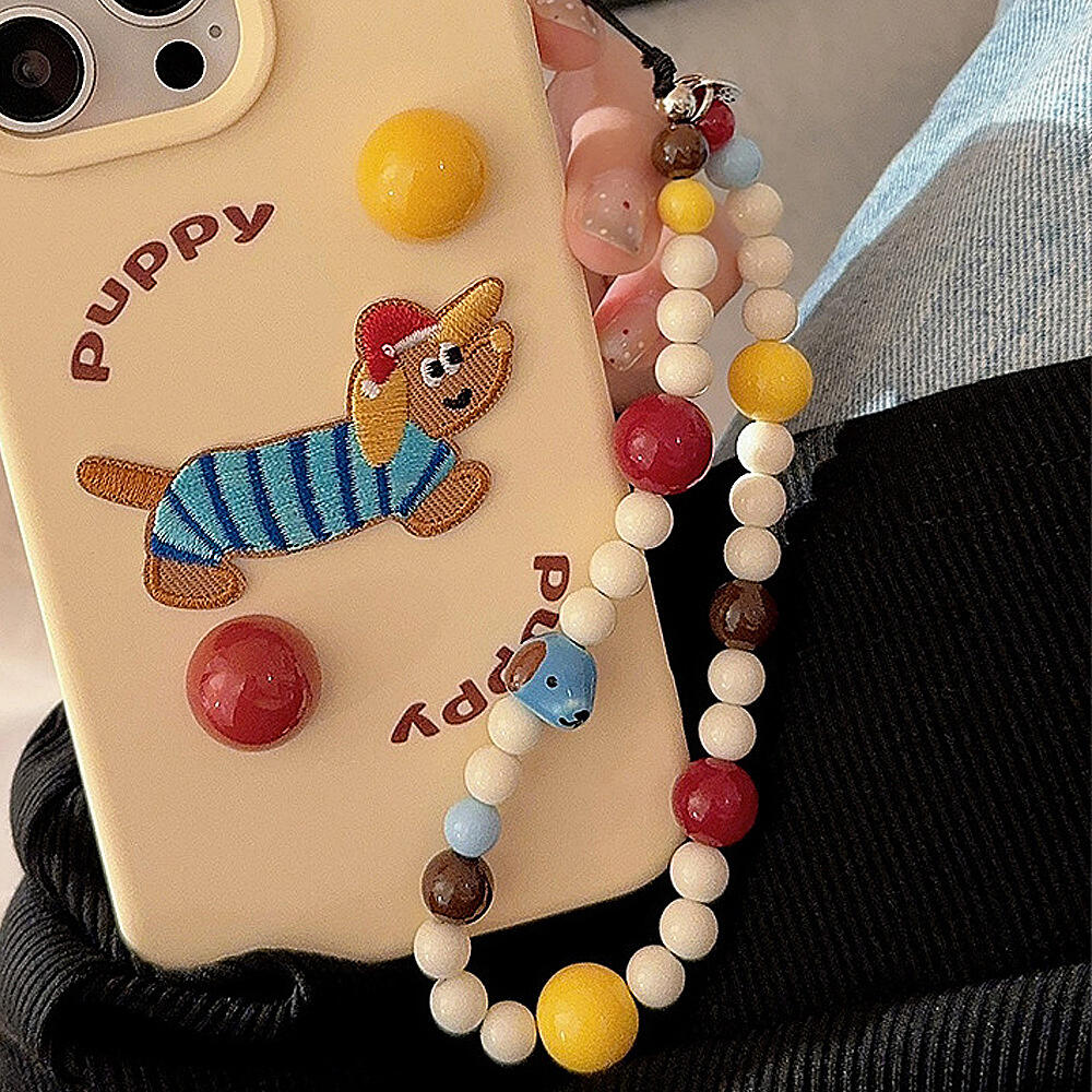 Niedlicher Hund Bär Käse Anhän – Resin Art Phone Case Bewertung und Preis
