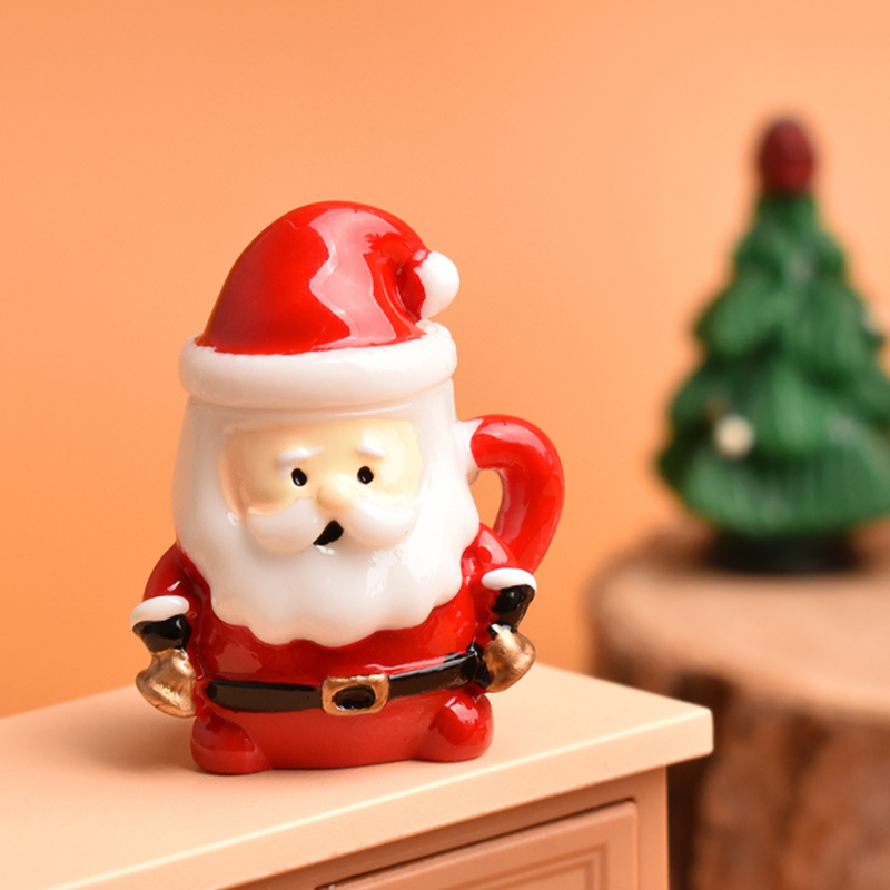 Mini-Weihnachtsmann-Teetasse-O – Resin Art Decor Bewertung und Preis