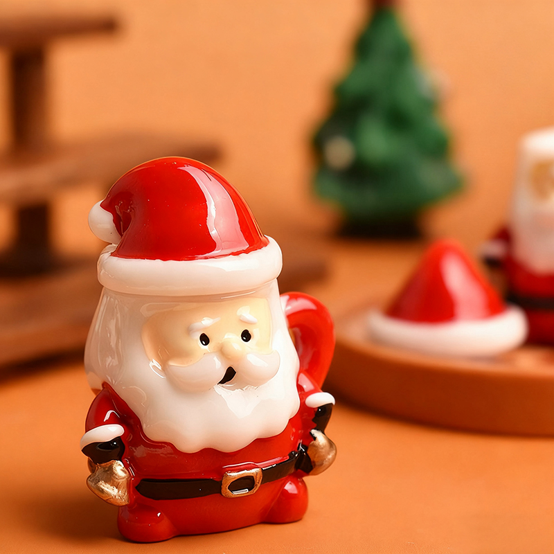 Mini-Weihnachtsmann-Teetasse-O – Resin Art Decor Bewertung und Preis