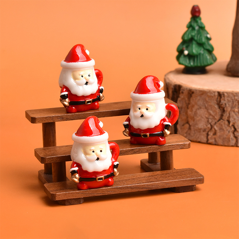 Mini-Weihnachtsmann-Teetasse-O – Resin Art Decor Bewertung und Preis