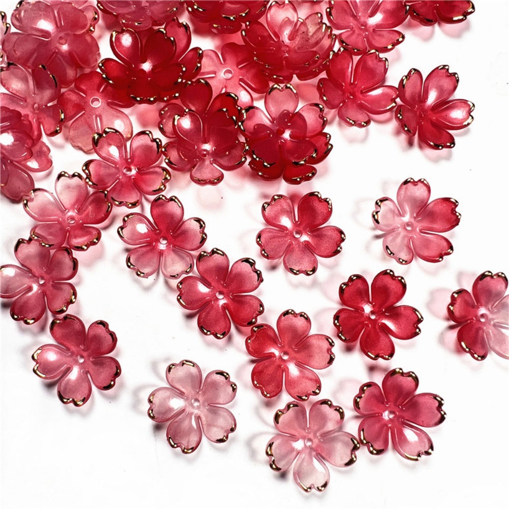 50 Stück/Set 19mm Acryl-Kirsch – Resin Art Earrings Bewertung und Preis
