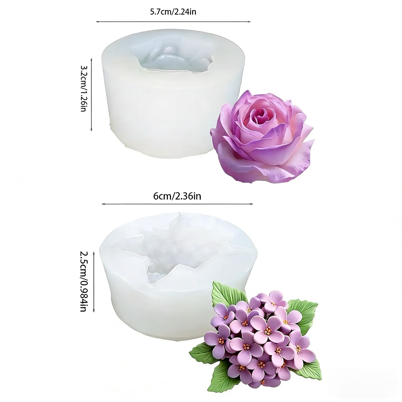 2 Stück 3D-Silikonformen mit R – Resin Art And Design Bewertung und Preis