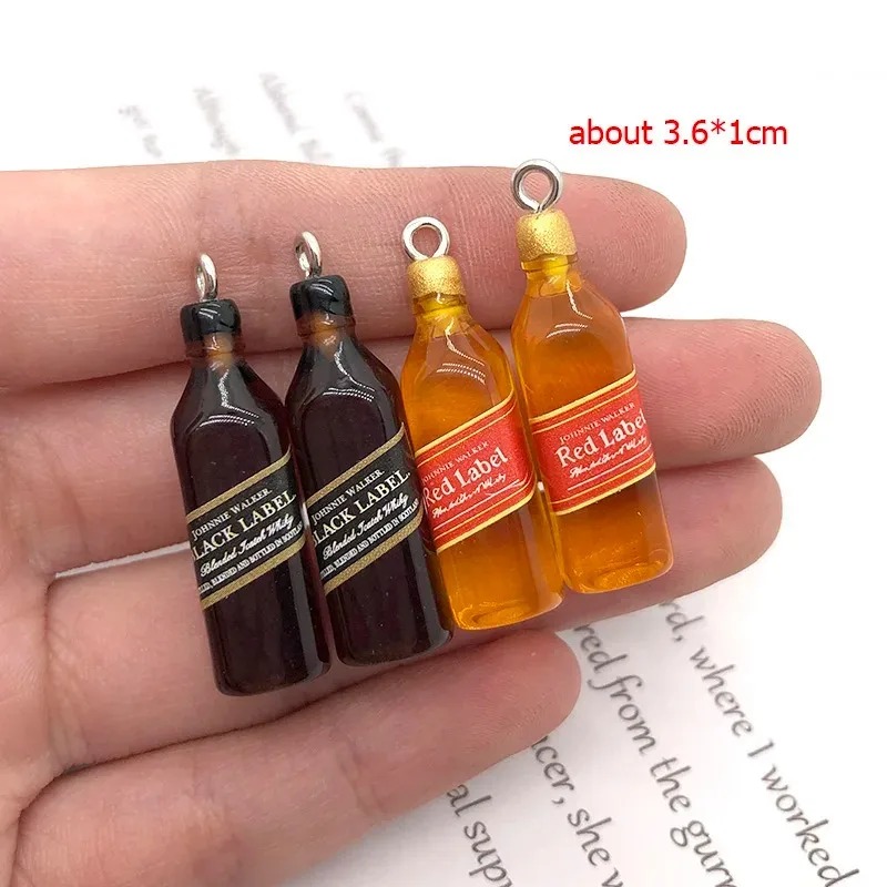 10 Stück kleine Weinbar-Flasch – Resin Art Earrings Bewertung und Preis