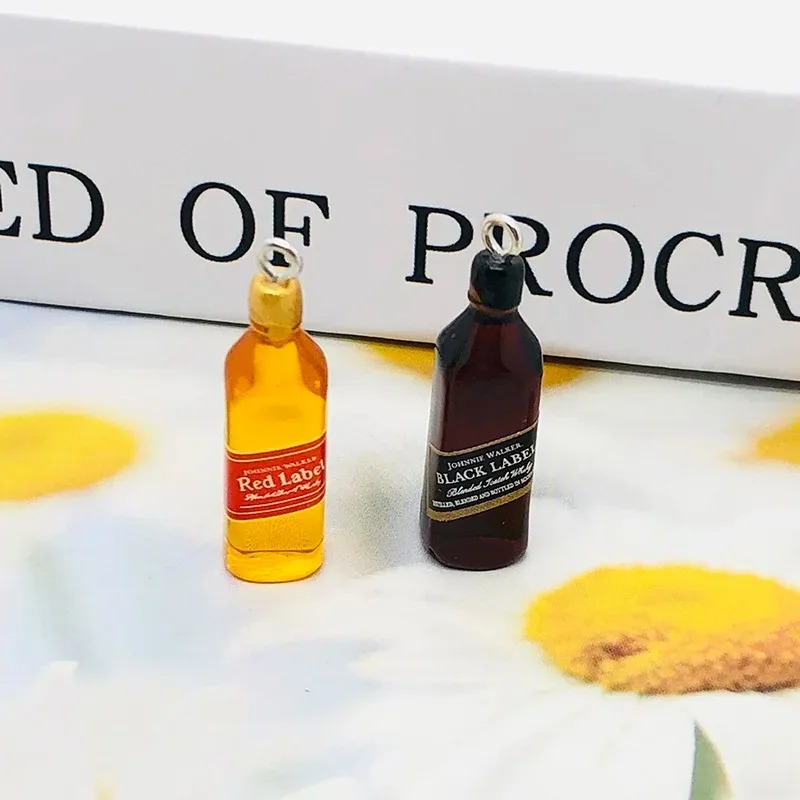 10 Stück kleine Weinbar-Flasch – Resin Art Earrings Bewertung und Preis