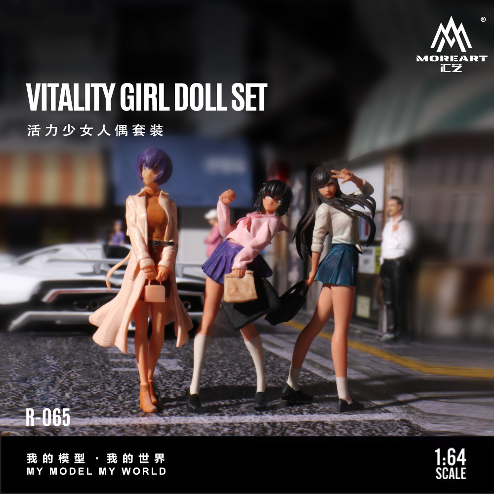 Mehr Art 1:64 Dynamic Girl Dol – Resin Art Decor Bewertung und Preis