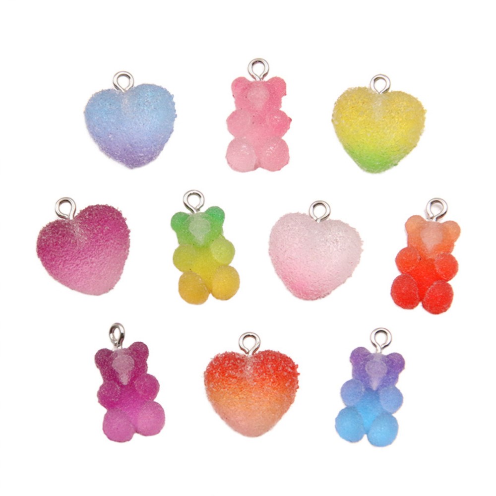 20Pcs Farbverlauf Candy Harz B – Resin Art Earrings Bewertung und Preis
