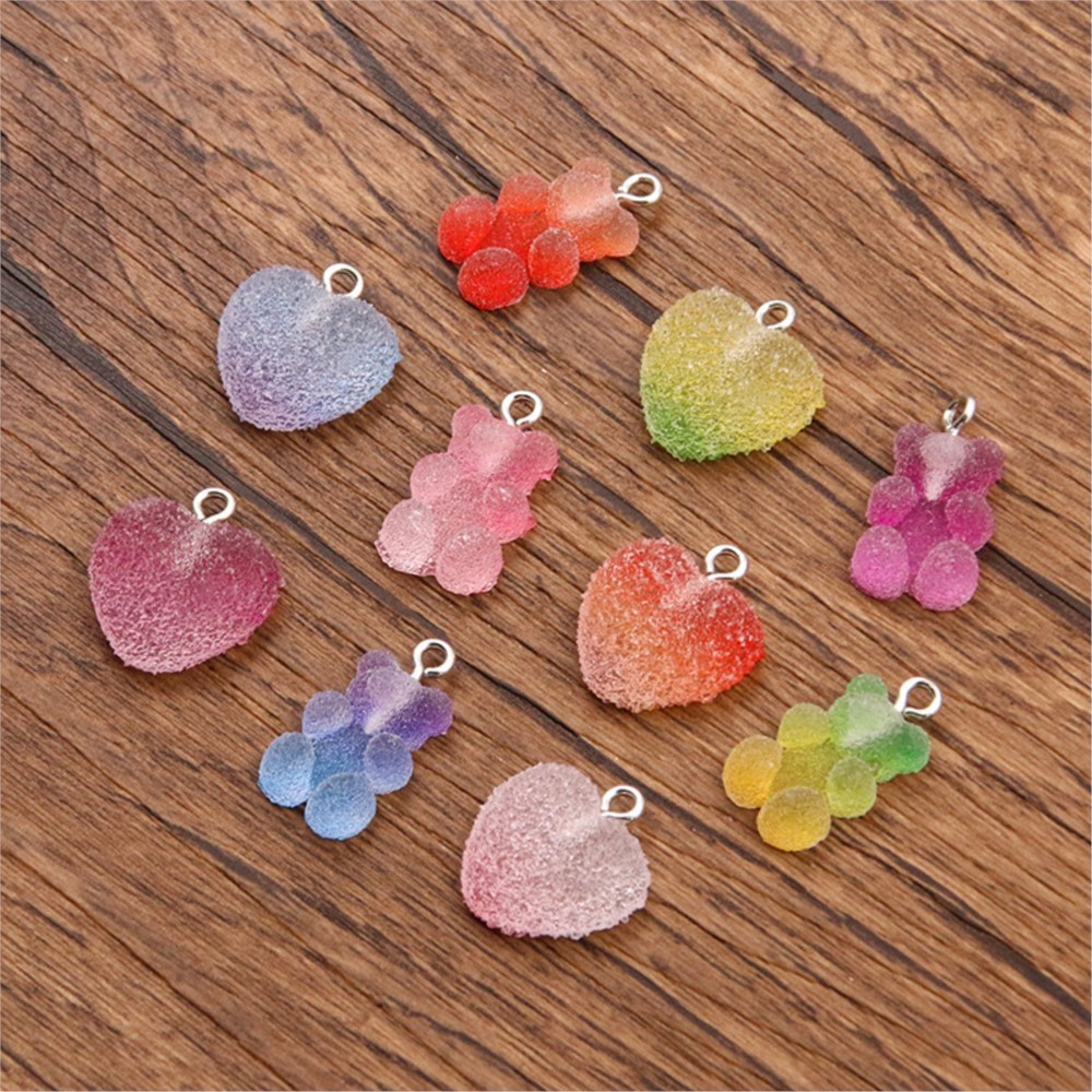20Pcs Farbverlauf Candy Harz B – Resin Art Earrings Bewertung und Preis