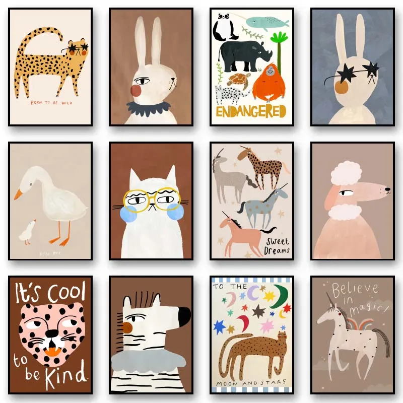 Lustige Niedliche Tier-Poster  – Resin Art Quotes Bewertung und Preis