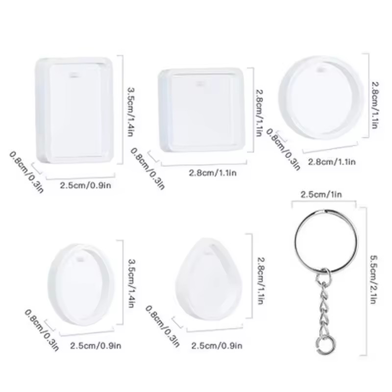 20 Stück/Set DIY Schlüsselanhä – Resin Art A Keychain Bewertung und Preis